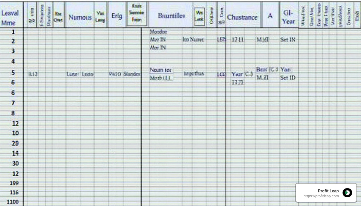 capitalization table template